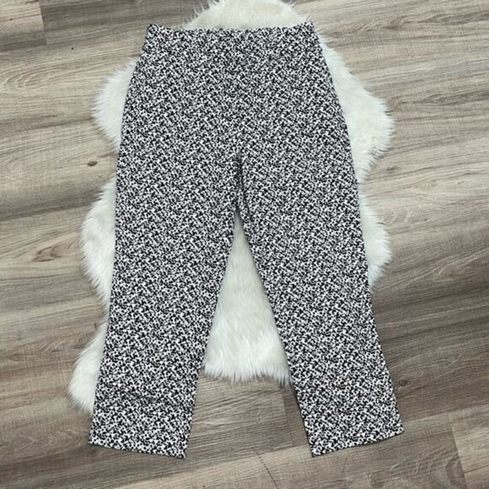 Hilary Radley Ladies' Pull On Ankle Pants M Print Size S Fits S/M